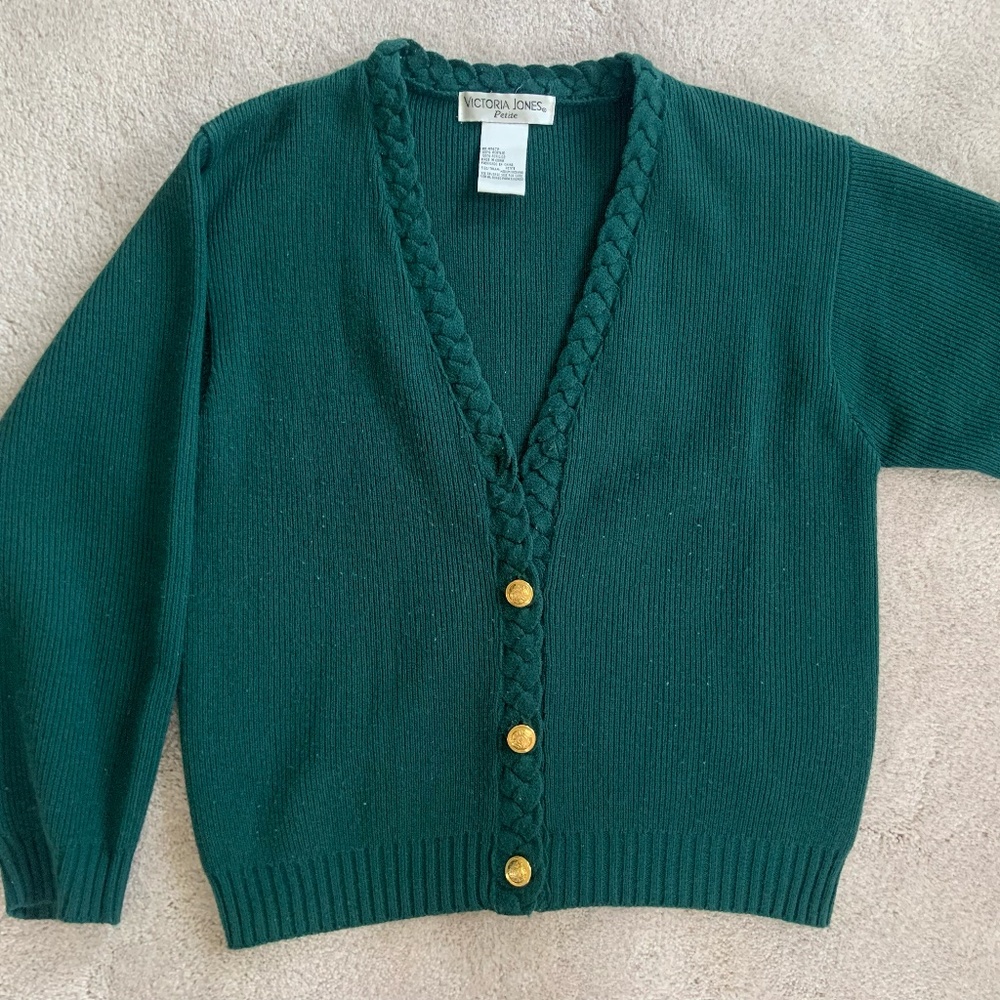 Green Vintage Cardigan